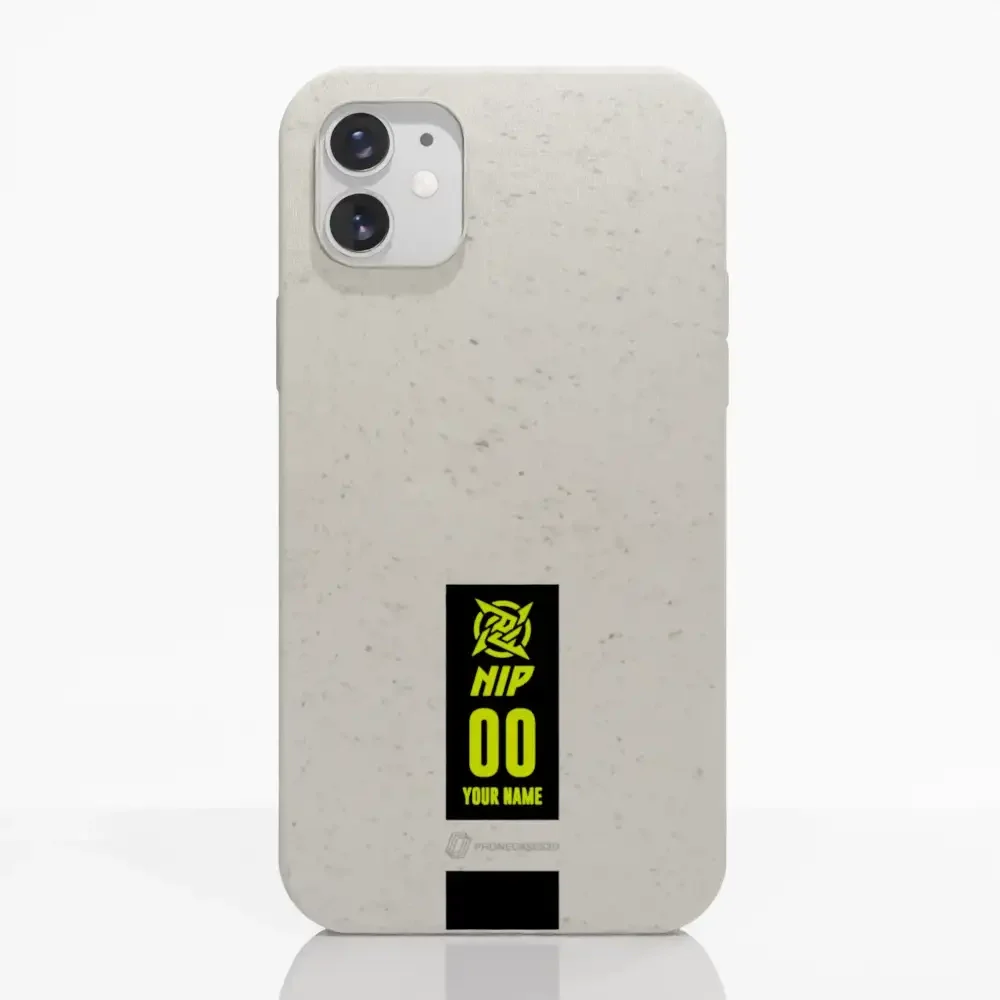 Ninjas in Pyjamas Official Compostable Phone Case Gamertag White
