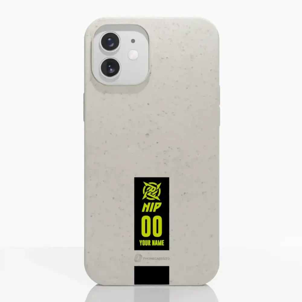 Ninjas in Pyjamas Official Compostable Phone Case Gamertag White - Image 4