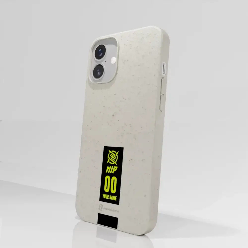 Ninjas in Pyjamas Official Compostable Phone Case Gamertag White - Image 64