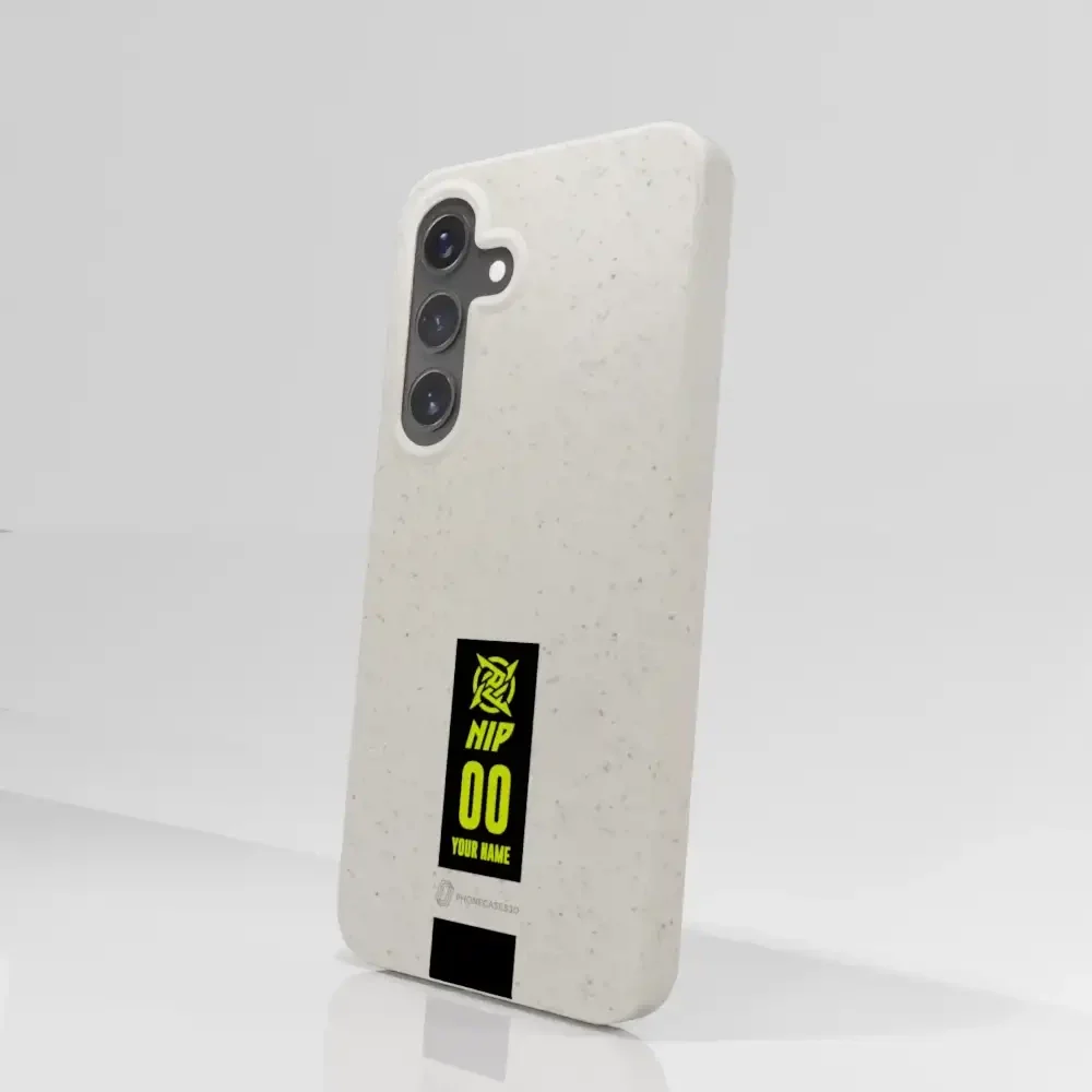 Ninjas in Pyjamas Official Compostable Phone Case Gamertag White - Image 75