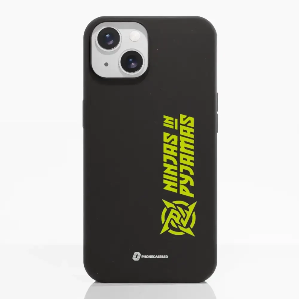 Ninjas in Pyjamas Official Compostable Phone Case Logo Stripe Black Yellow - Image 14