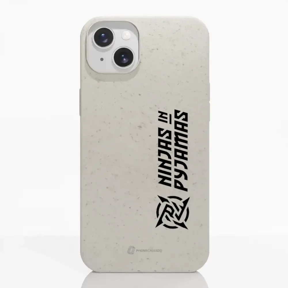 Ninjas in Pyjamas Official Compostable Phone Case Logo Stripe White - Image 11
