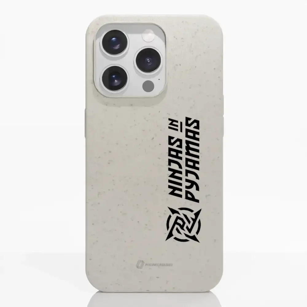 Ninjas in Pyjamas Official Compostable Phone Case Logo Stripe White - Image 16
