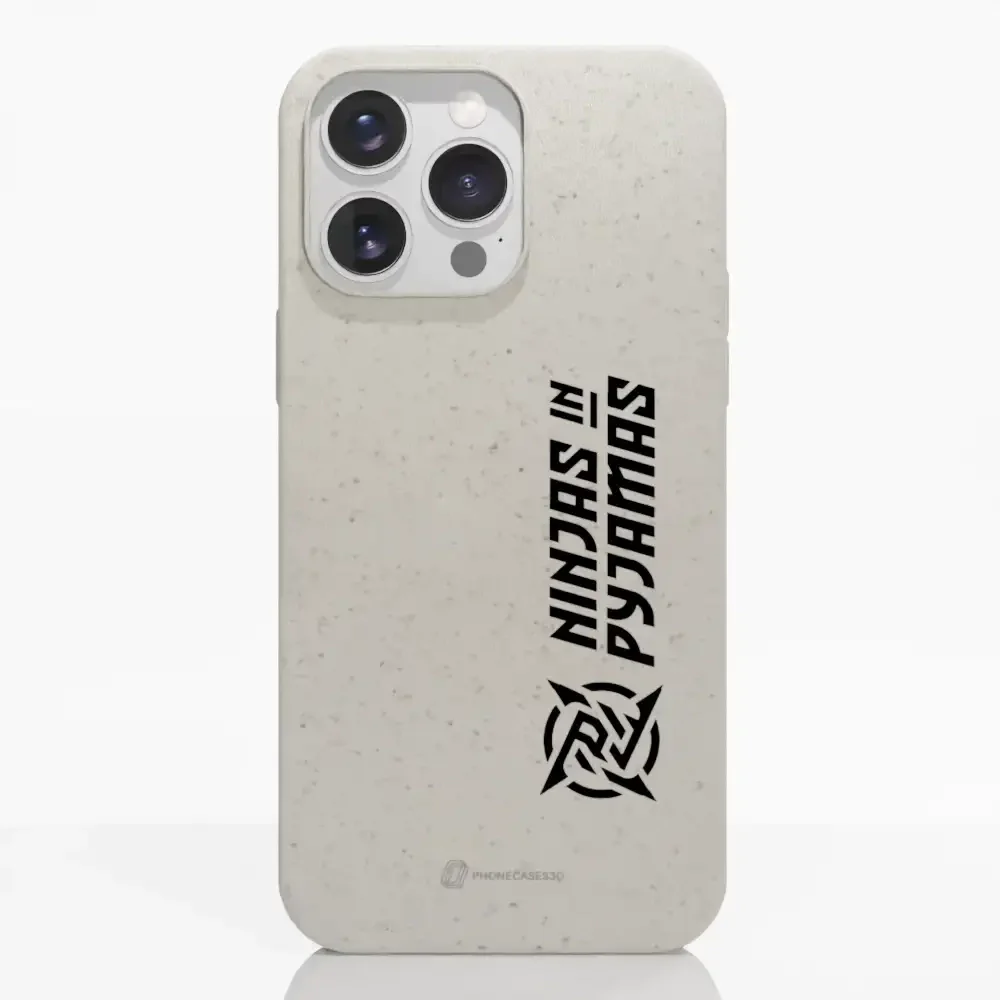 Ninjas in Pyjamas Official Compostable Phone Case Logo Stripe White - Image 17