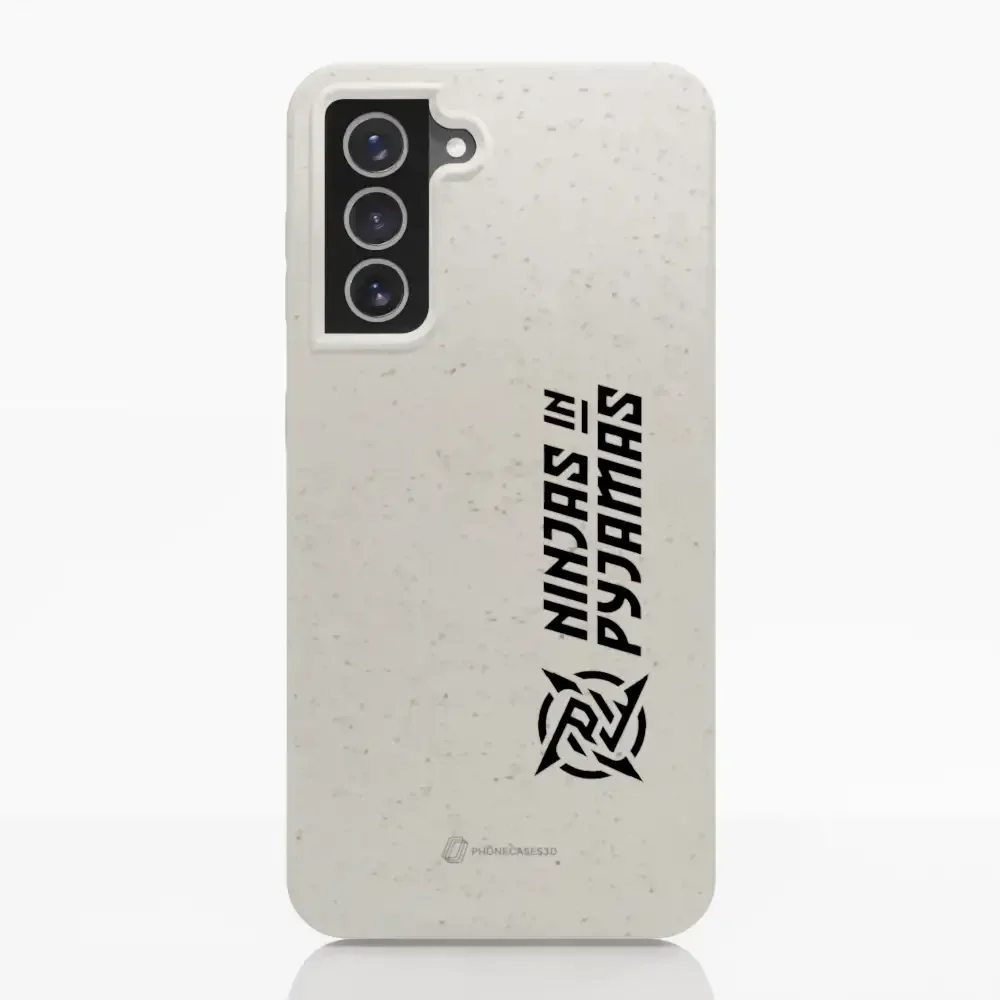 Ninjas in Pyjamas Official Compostable Phone Case Logo Stripe White - Image 24