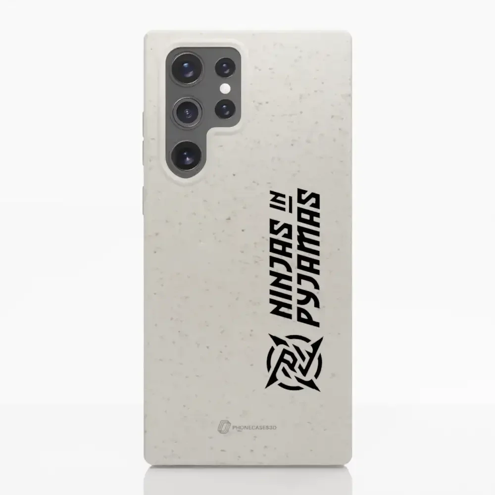 Ninjas in Pyjamas Official Compostable Phone Case Logo Stripe White - Image 29