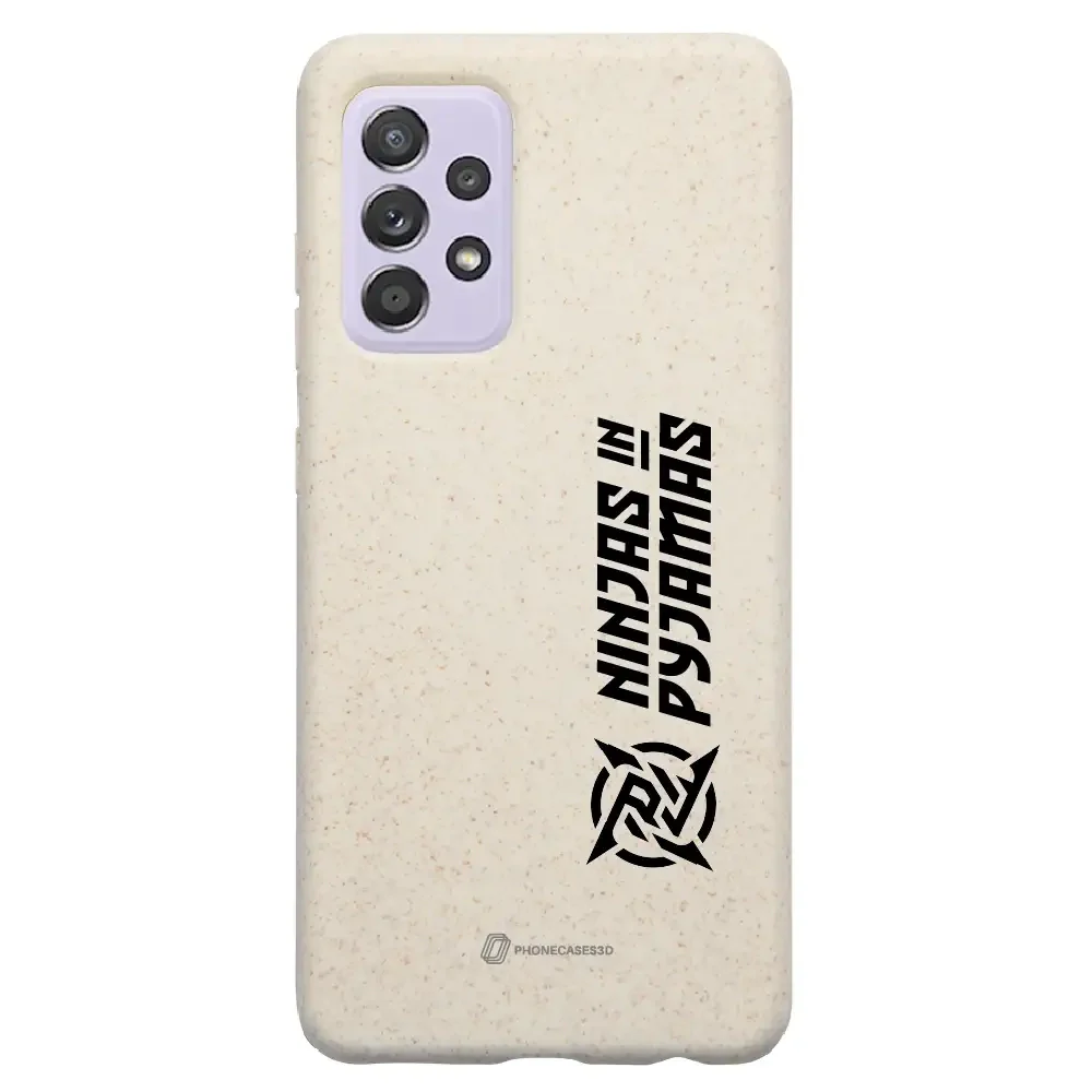Ninjas in Pyjamas Official Compostable Phone Case Logo Stripe White - Image 42
