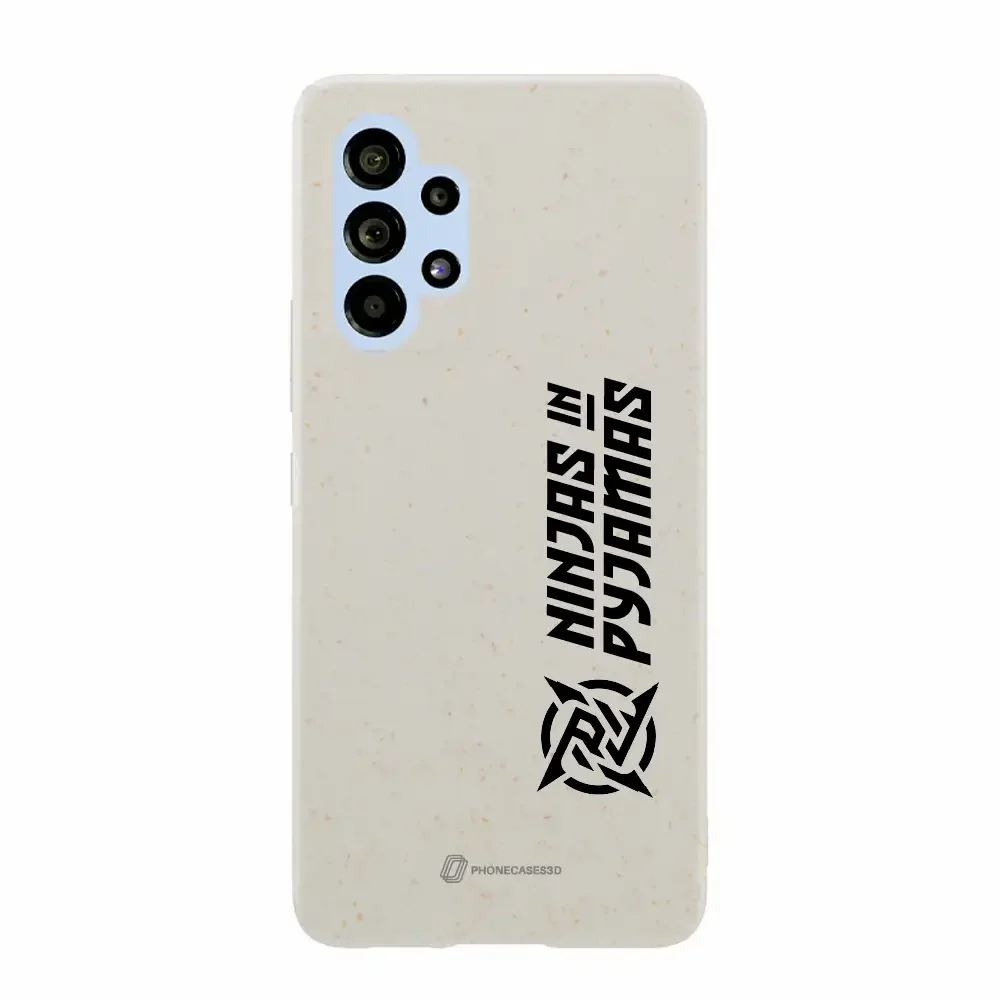 Ninjas in Pyjamas Official Compostable Phone Case Logo Stripe White - Image 43