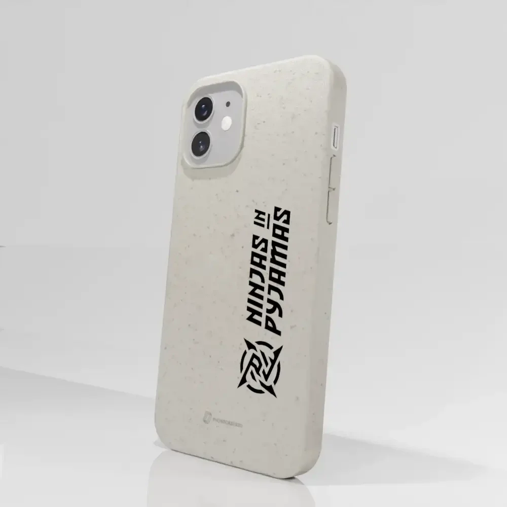 Ninjas in Pyjamas Official Compostable Phone Case Logo Stripe White - Image 50