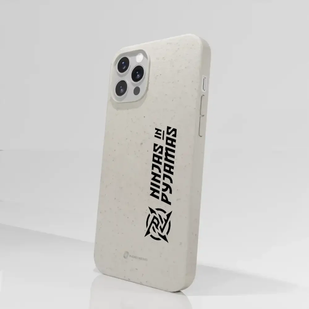 Ninjas in Pyjamas Official Compostable Phone Case Logo Stripe White - Image 51