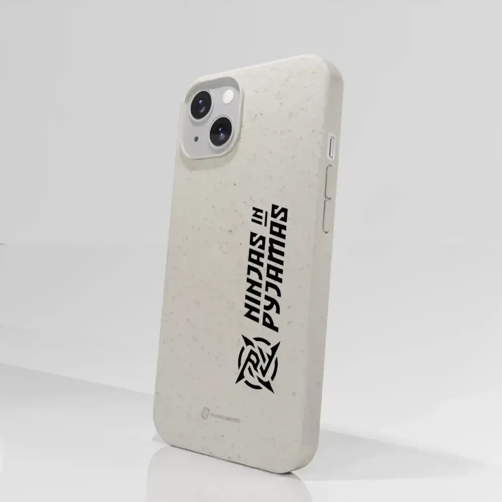 Ninjas in Pyjamas Official Compostable Phone Case Logo Stripe White - Image 53