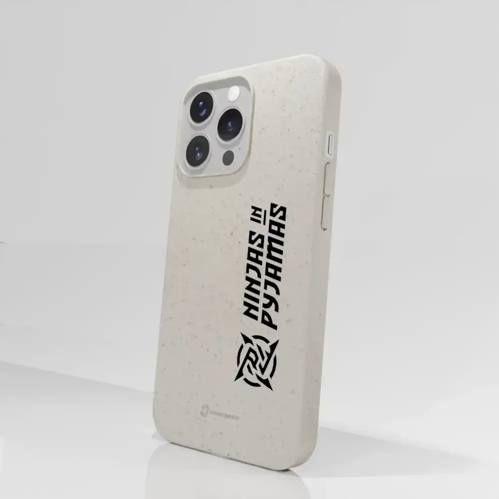 Ninjas in Pyjamas Official Compostable Phone Case Logo Stripe White - Image 54