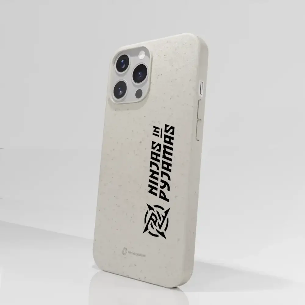 Ninjas in Pyjamas Official Compostable Phone Case Logo Stripe White - Image 58