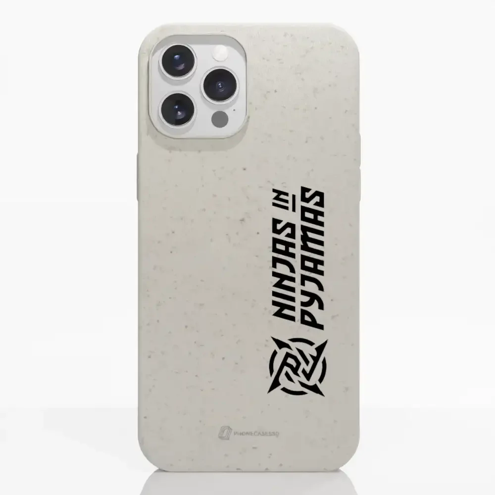 Ninjas in Pyjamas Official Compostable Phone Case Logo Stripe White - Image 6