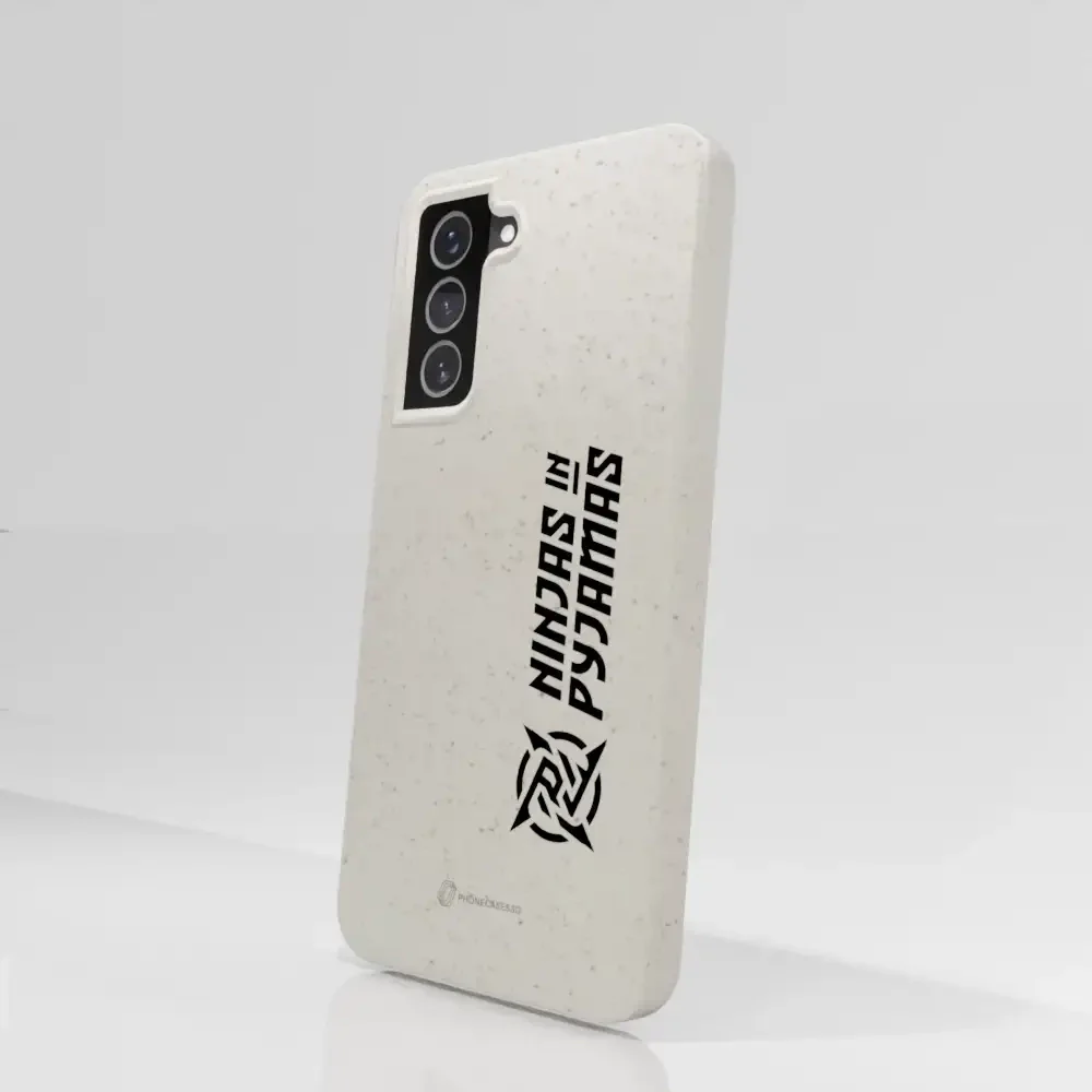 Ninjas in Pyjamas Official Compostable Phone Case Logo Stripe White - Image 68