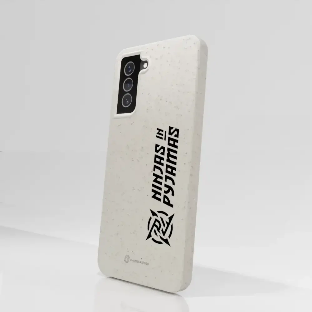 Ninjas in Pyjamas Official Compostable Phone Case Logo Stripe White - Image 69