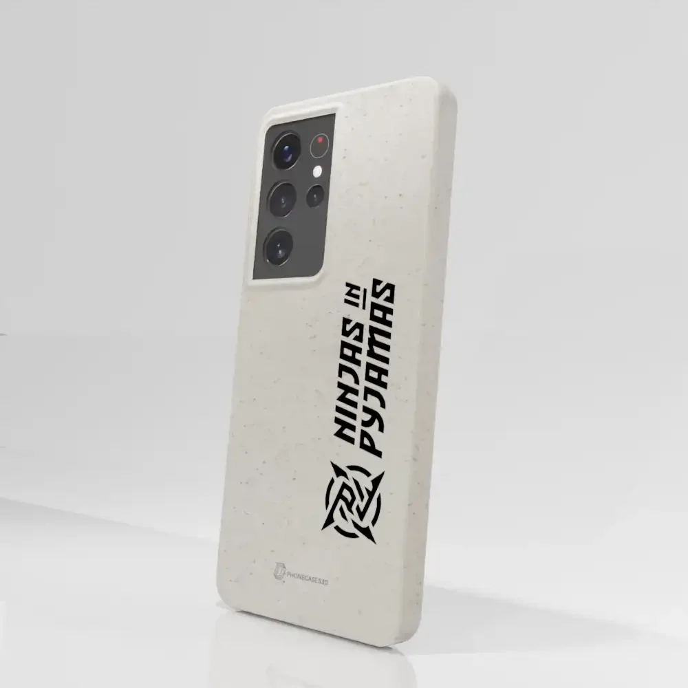 Ninjas in Pyjamas Official Compostable Phone Case Logo Stripe White - Image 70