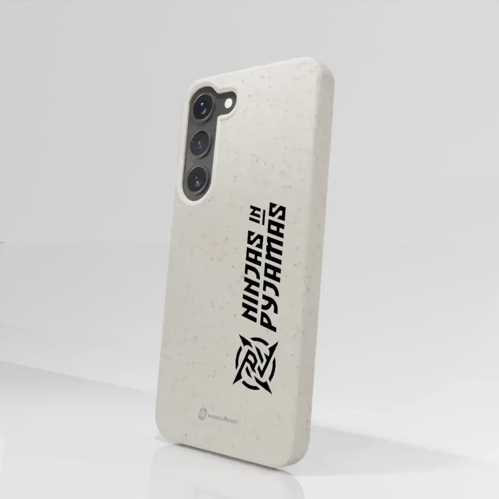 Ninjas in Pyjamas Official Compostable Phone Case Logo Stripe White - Image 75