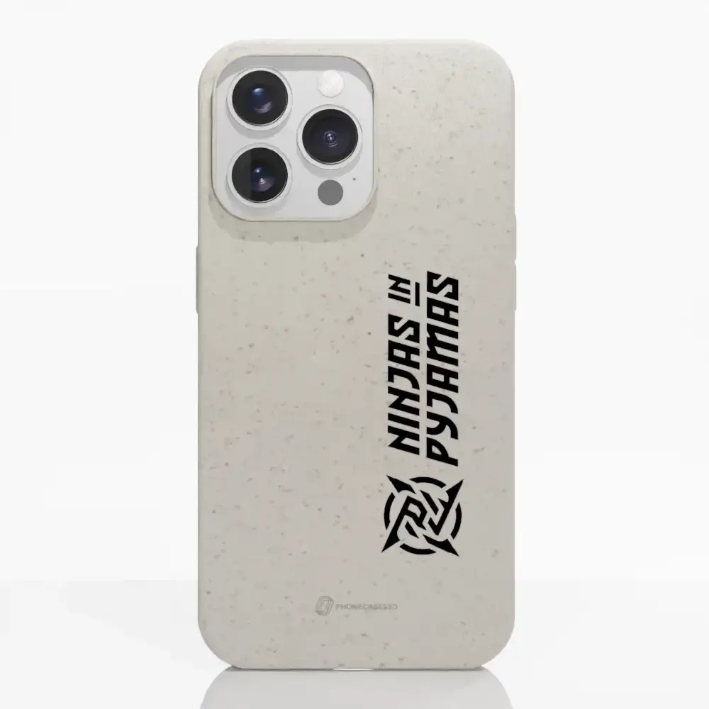 Ninjas in Pyjamas Official Compostable Phone Case Logo Stripe White - Image 8