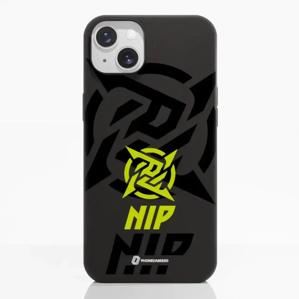 Ninjas in Pyjamas Official Compostable Phone Case Stealth Logo Black Yellow - Image 15