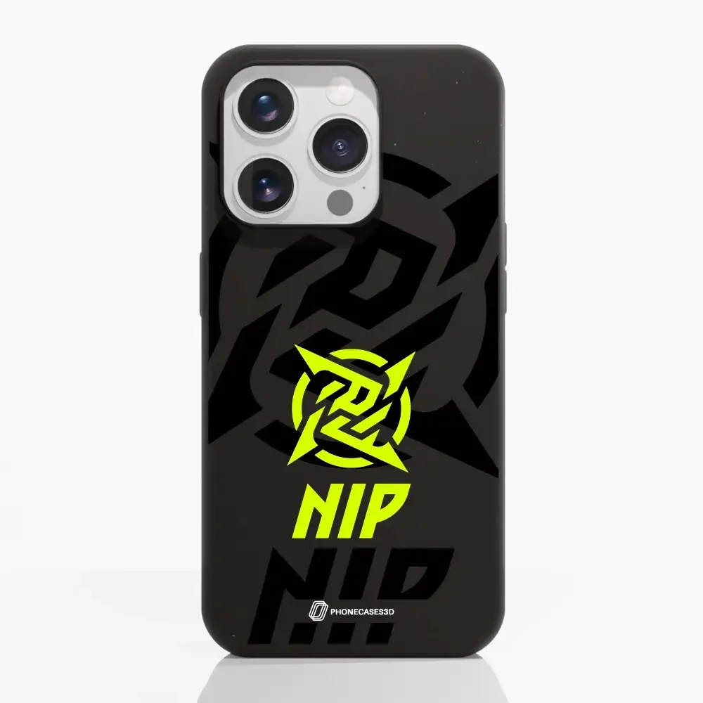 Ninjas in Pyjamas Official Compostable Phone Case Stealth Logo Black Yellow - Image 21