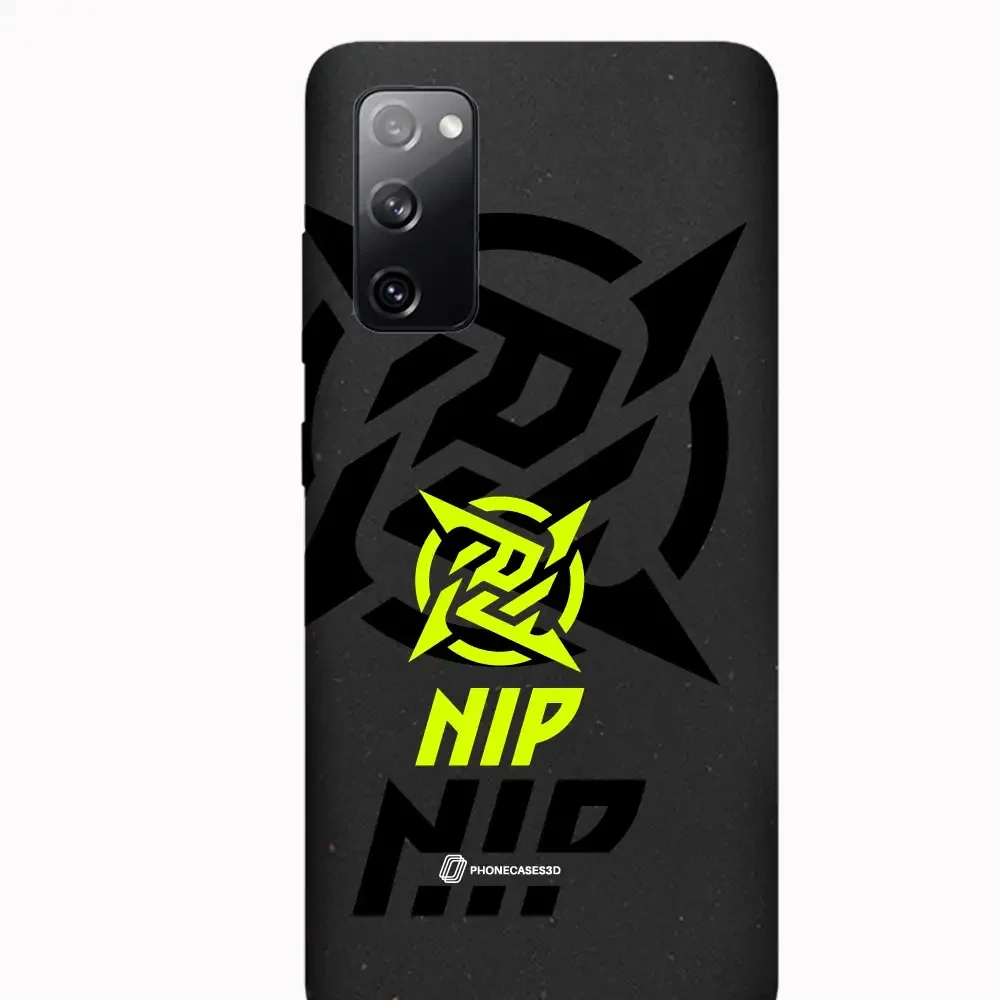 Ninjas in Pyjamas Official Compostable Phone Case Stealth Logo Black Yellow - Image 27