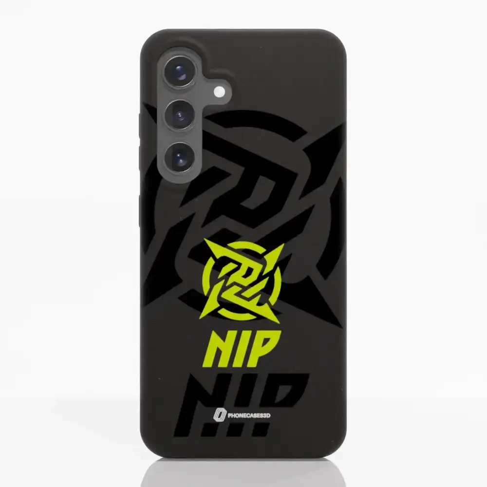 Ninjas in Pyjamas Official Compostable Phone Case Stealth Logo Black Yellow - Image 39
