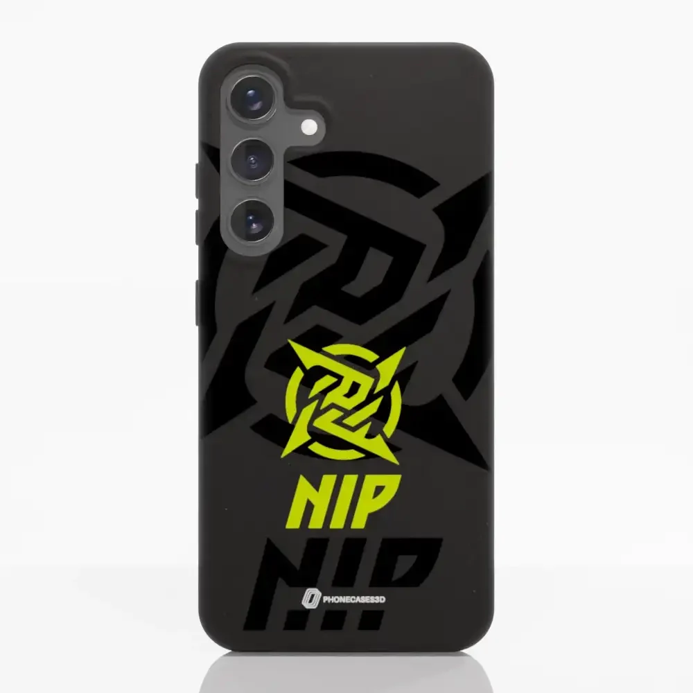 Ninjas in Pyjamas Official Compostable Phone Case Stealth Logo Black Yellow - Image 43