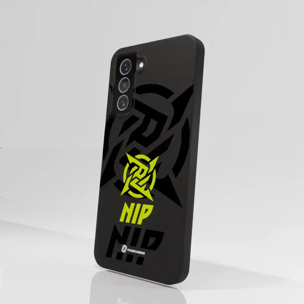 Ninjas in Pyjamas Official Compostable Phone Case Stealth Logo Black Yellow - Image 68