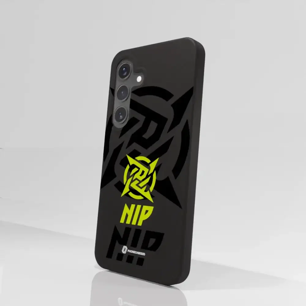 Ninjas in Pyjamas Official Compostable Phone Case Stealth Logo Black Yellow - Image 80