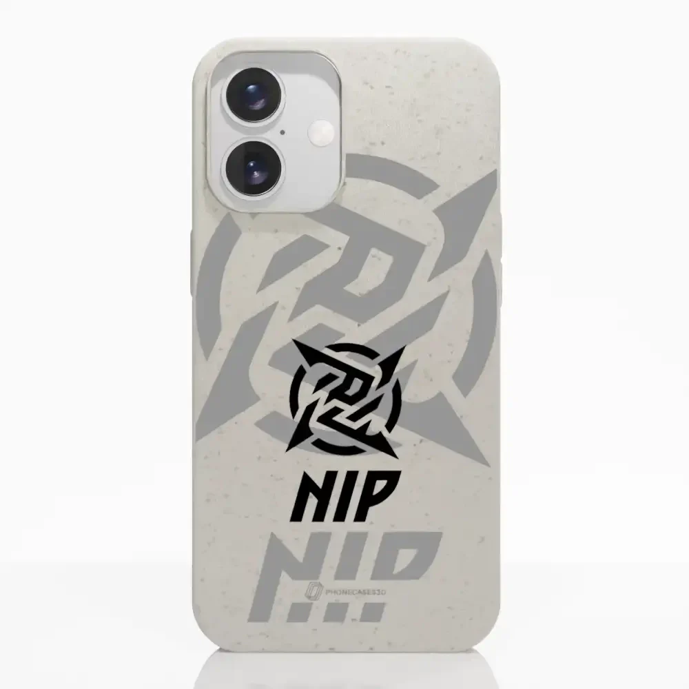 Ninjas in Pyjamas Official Compostable Phone Case Stealth Logo White - Image 18
