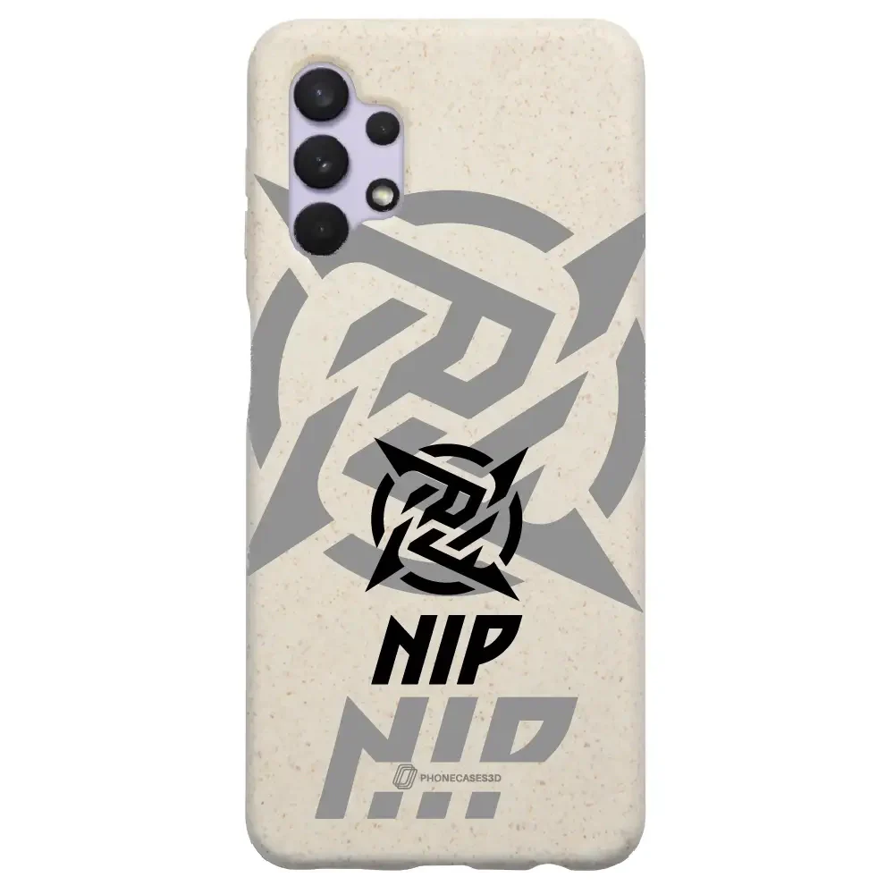 Ninjas in Pyjamas Official Compostable Phone Case Stealth Logo White - Image 39