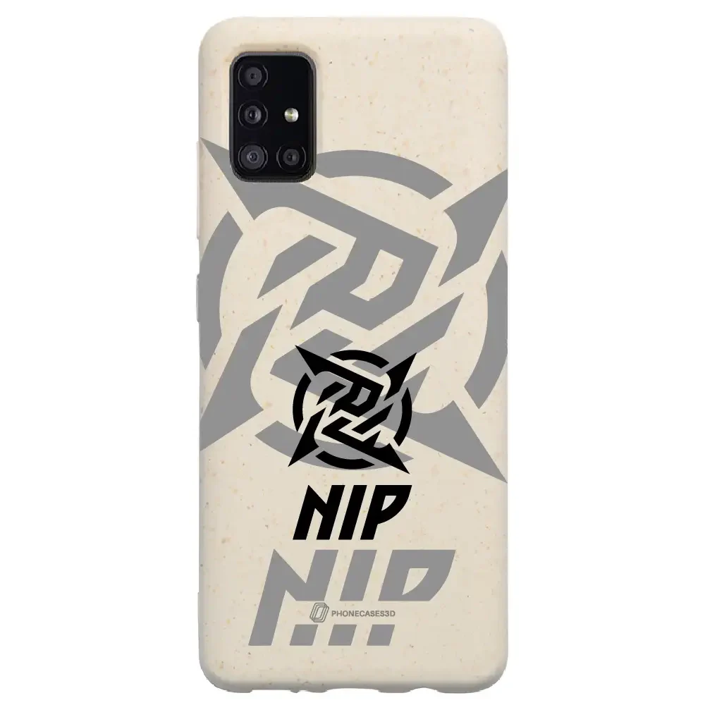 Ninjas in Pyjamas Official Compostable Phone Case Stealth Logo White - Image 41