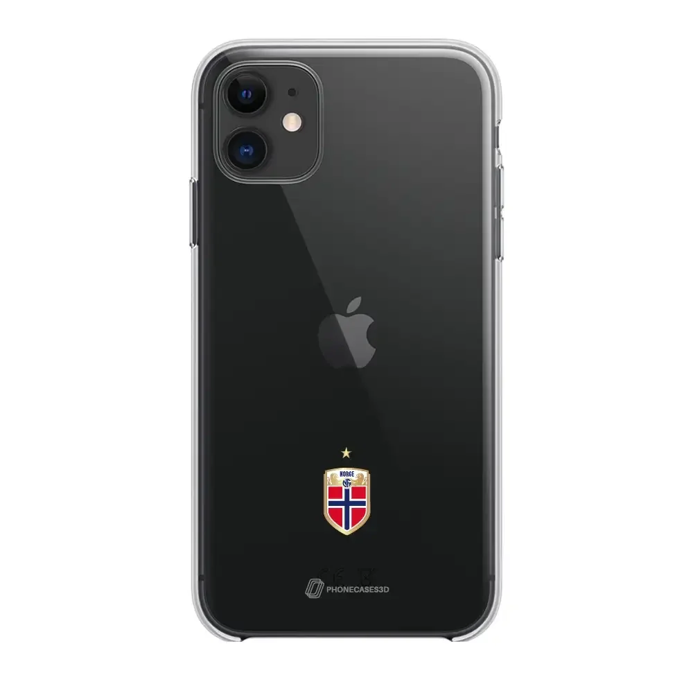 Norges Fotballforbund Official Clear Phone Case Design 27