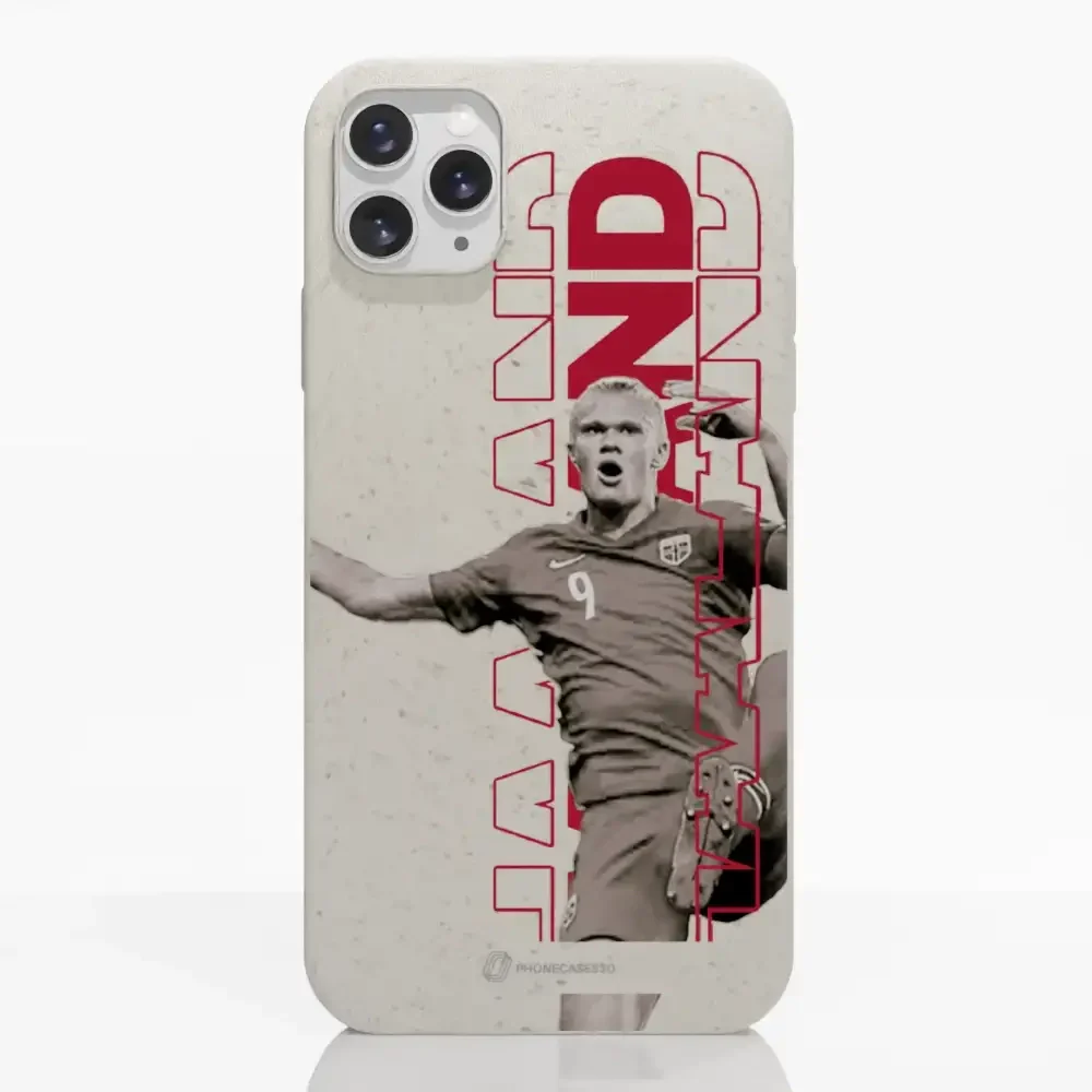 Norges Fotballforbund Official Compostable Phone Case Design Haaland 36 - Image 3