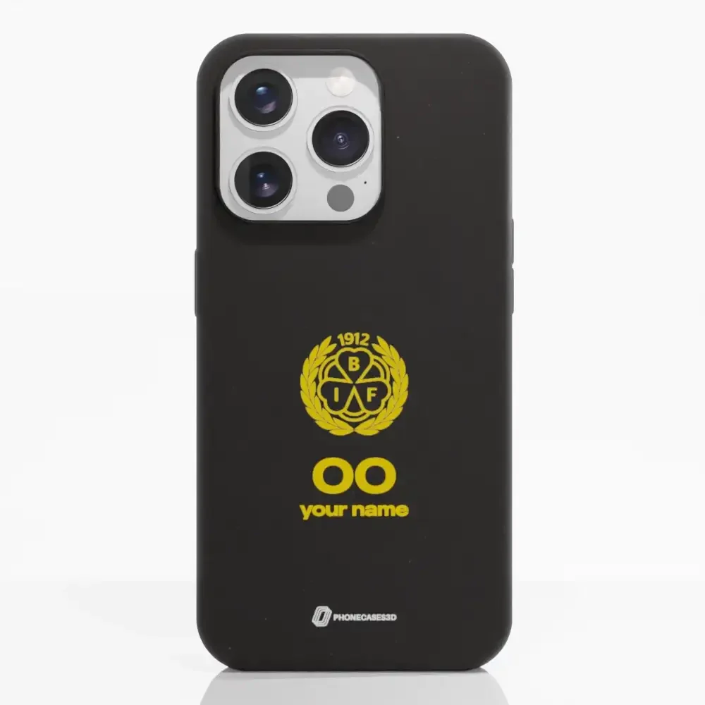Official Brynäs IF Black Compostable Phone Case with Logo - Image 16