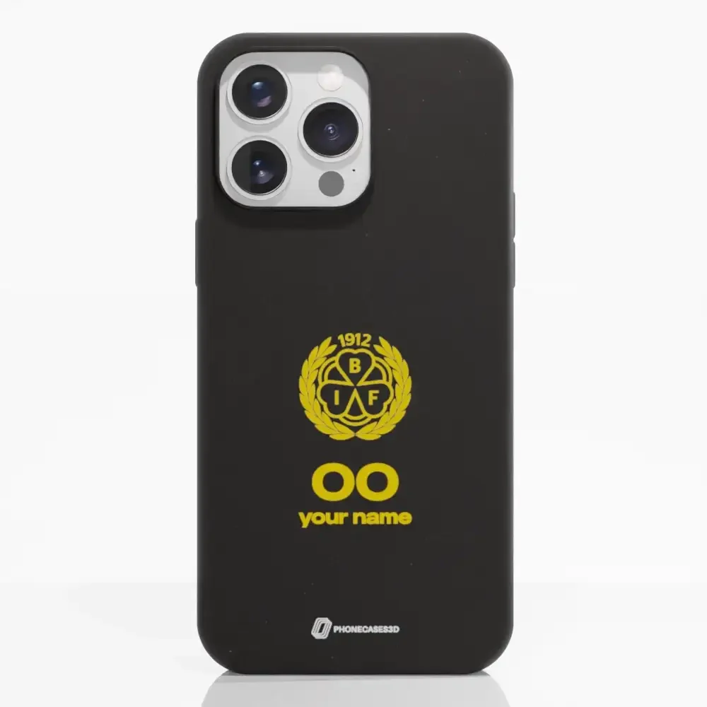 Official Brynäs IF Black Compostable Phone Case with Logo - Image 17