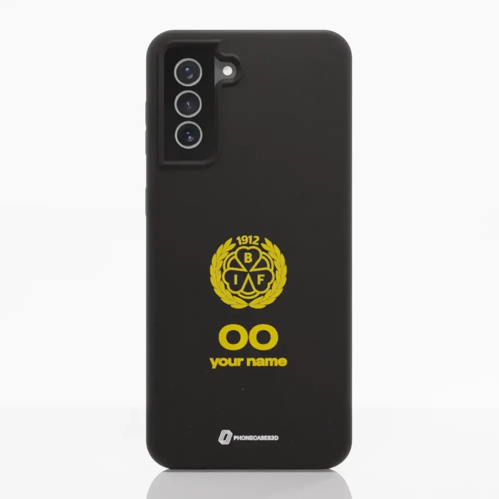 Official Brynäs IF Black Compostable Phone Case with Logo - Image 31