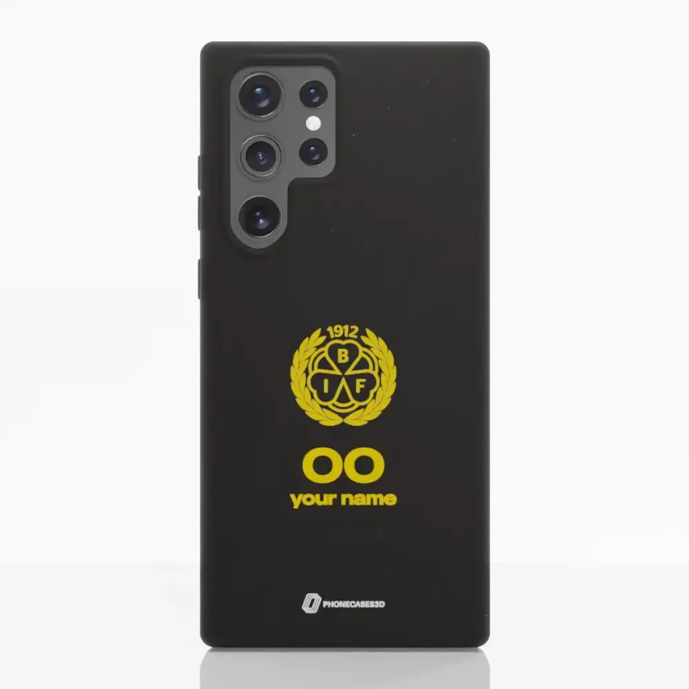 Official Brynäs IF Black Compostable Phone Case with Logo - Image 35