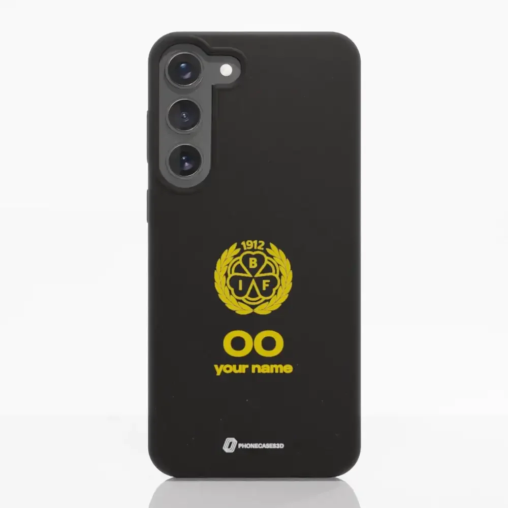 Official Brynäs IF Black Compostable Phone Case with Logo - Image 37