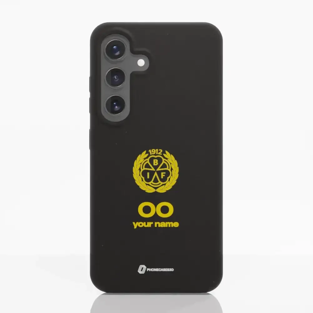 Official Brynäs IF Black Compostable Phone Case with Logo - Image 42