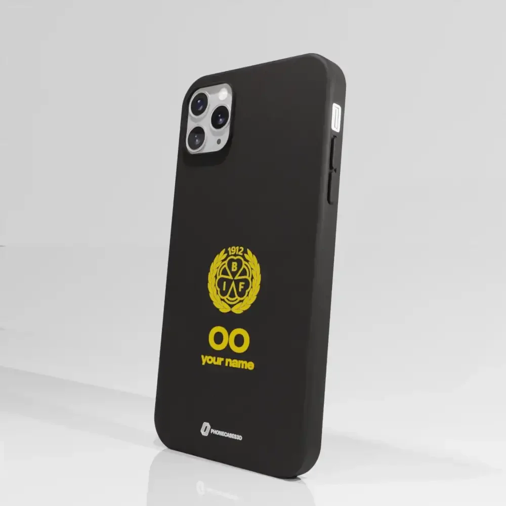 Official Brynäs IF Black Compostable Phone Case with Logo - Image 47