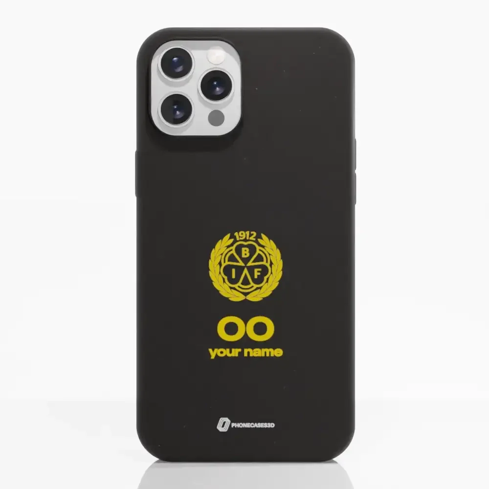 Official Brynäs IF Black Compostable Phone Case with Logo - Image 5