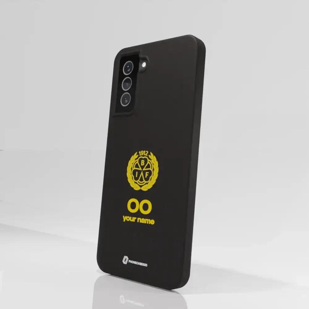Official Brynäs IF Black Compostable Phone Case with Logo - Image 68