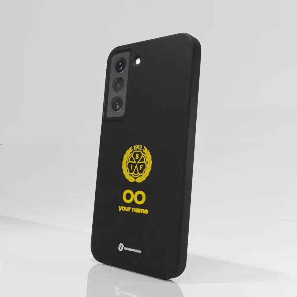 Official Brynäs IF Black Compostable Phone Case with Logo - Image 70