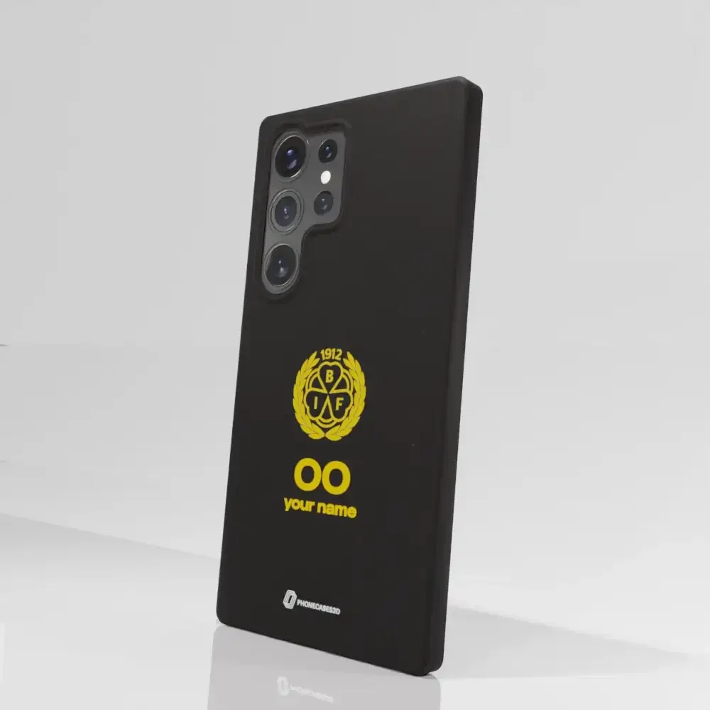 Official Brynäs IF Black Compostable Phone Case with Logo - Image 78