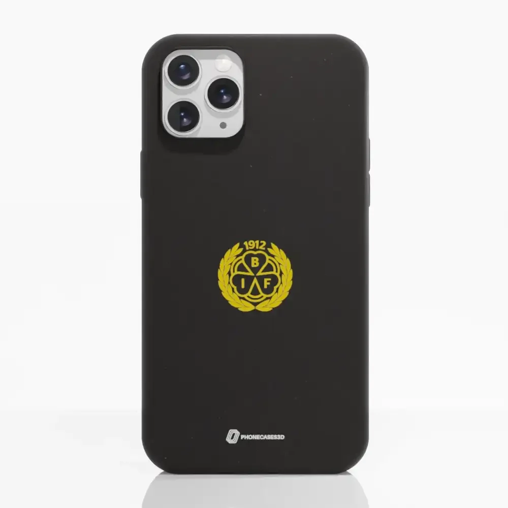 Official Brynäs IF Black Compostable Phone Case with Logo - Image 2