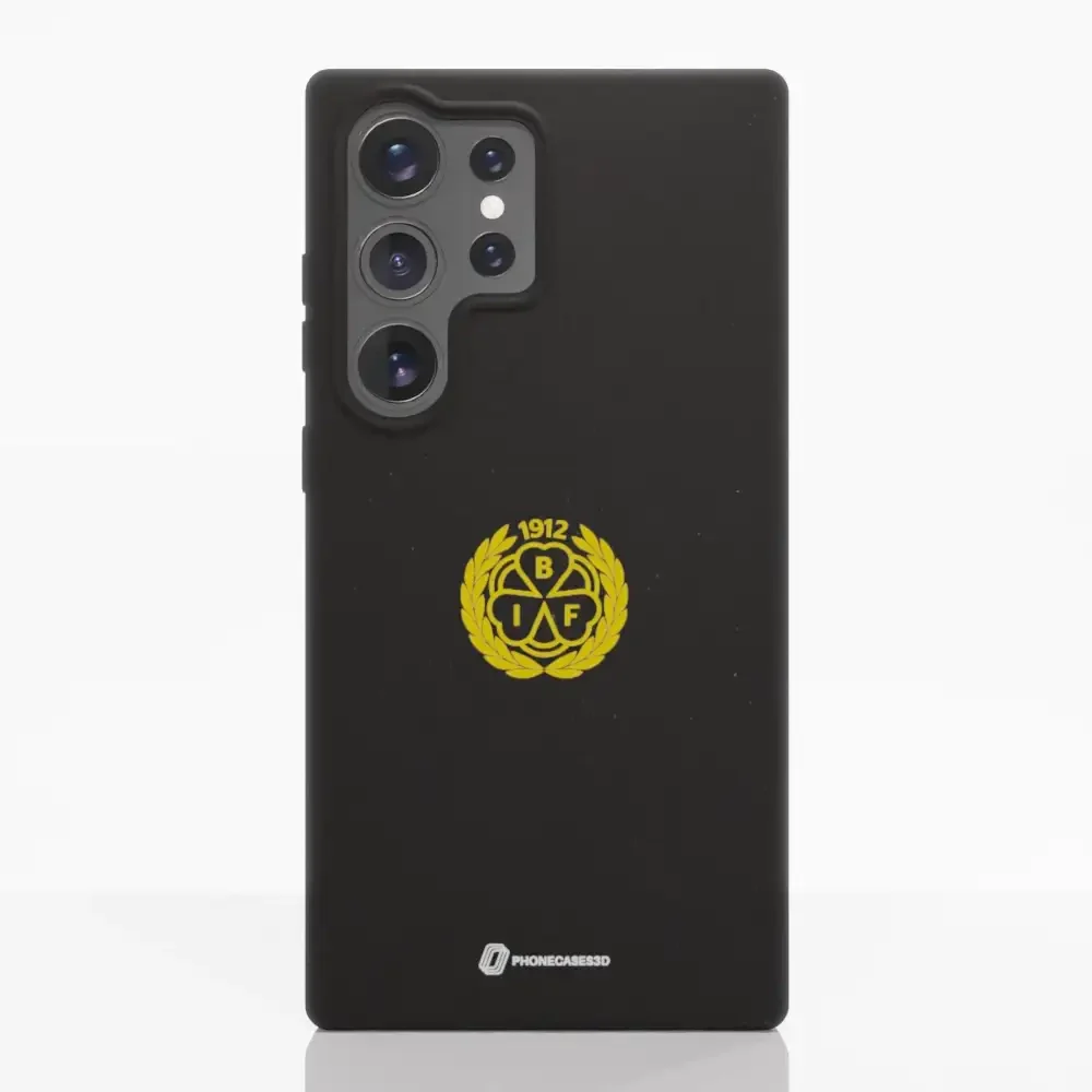 Official Brynäs IF Black Compostable Phone Case with Logo - Image 44
