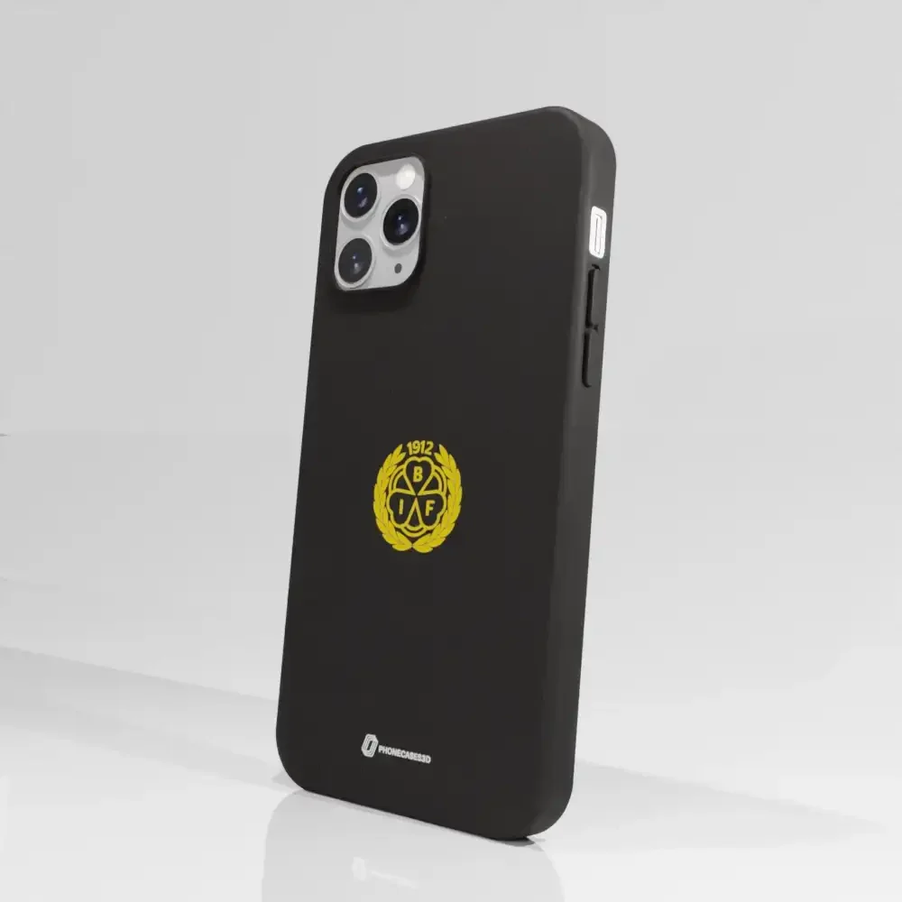 Official Brynäs IF Black Compostable Phone Case with Logo - Image 46