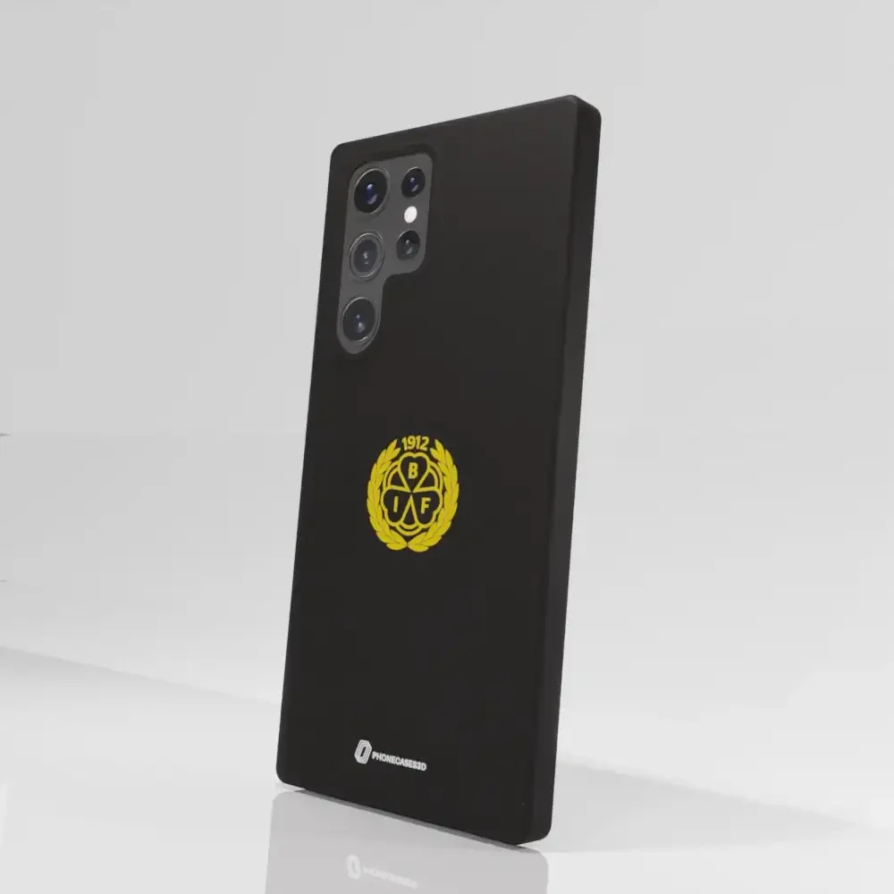 Official Brynäs IF Black Compostable Phone Case with Logo - Image 72
